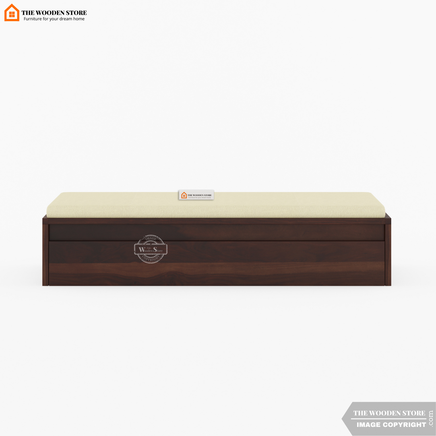 Mantra Divan with Mattress (Walnut Finish)