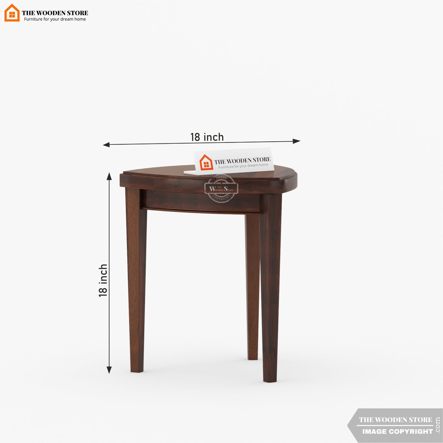 Trivio Nest of Tables (Walnut Finish)