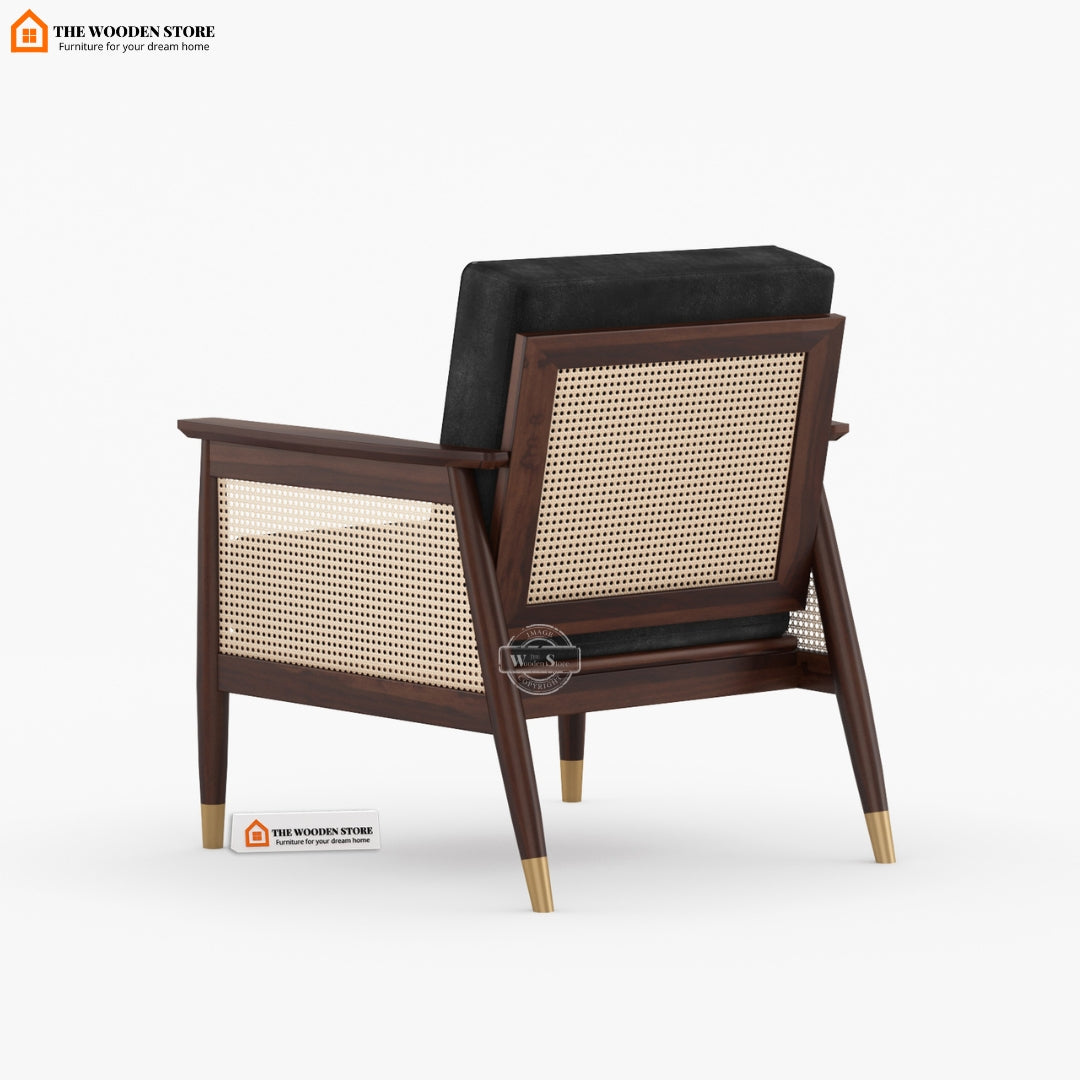 Eliath Cane Arm Chair (Natural Grey)