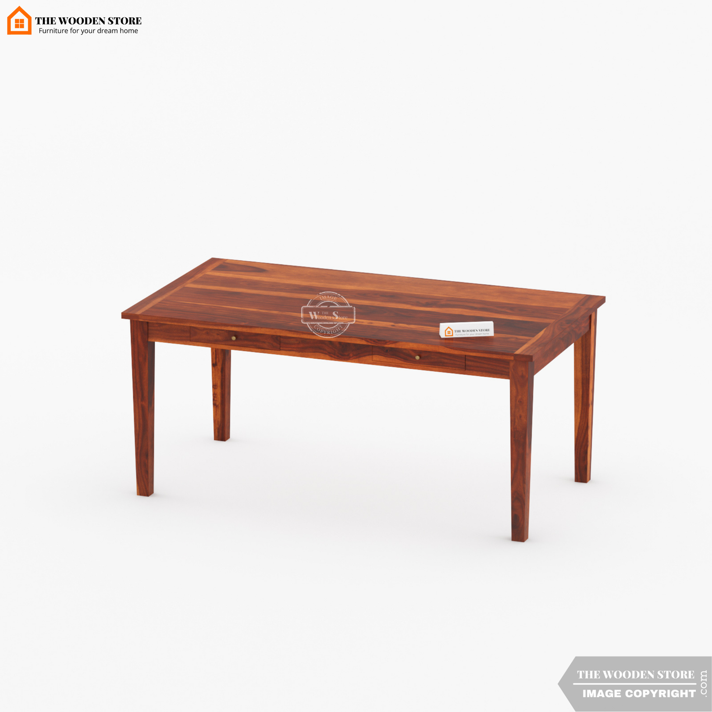 Folmar Cane 6 Seater Dining Set (Honey Finish)