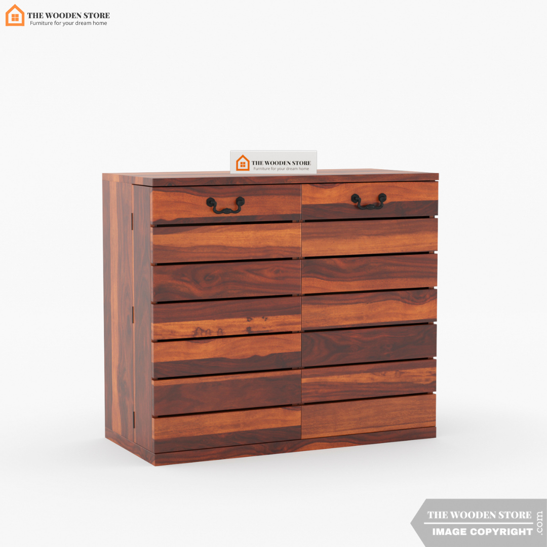 Abigail Bar Cabinet (Honey Finish)