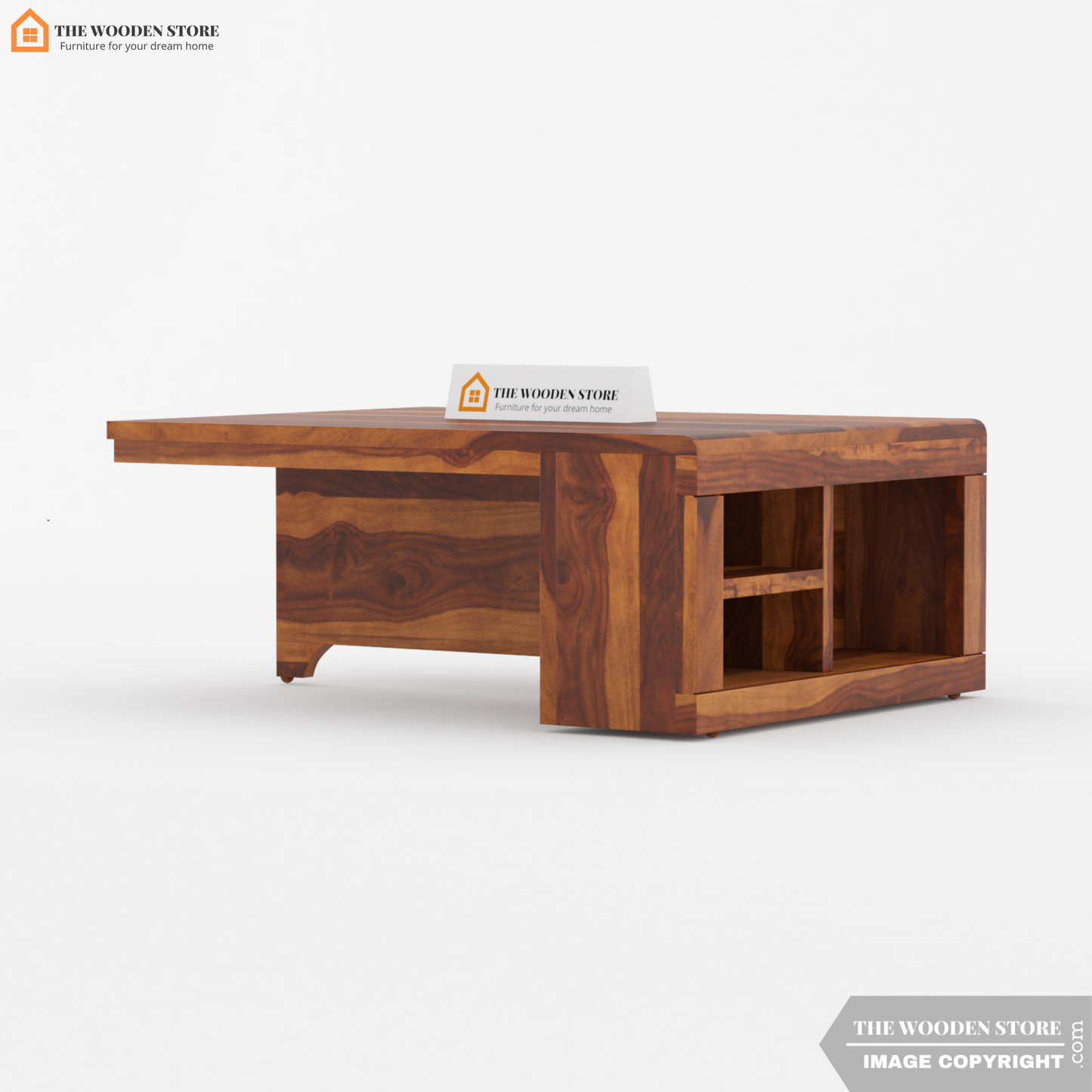 Vanessa Coffee Table Set (Honey Finish)