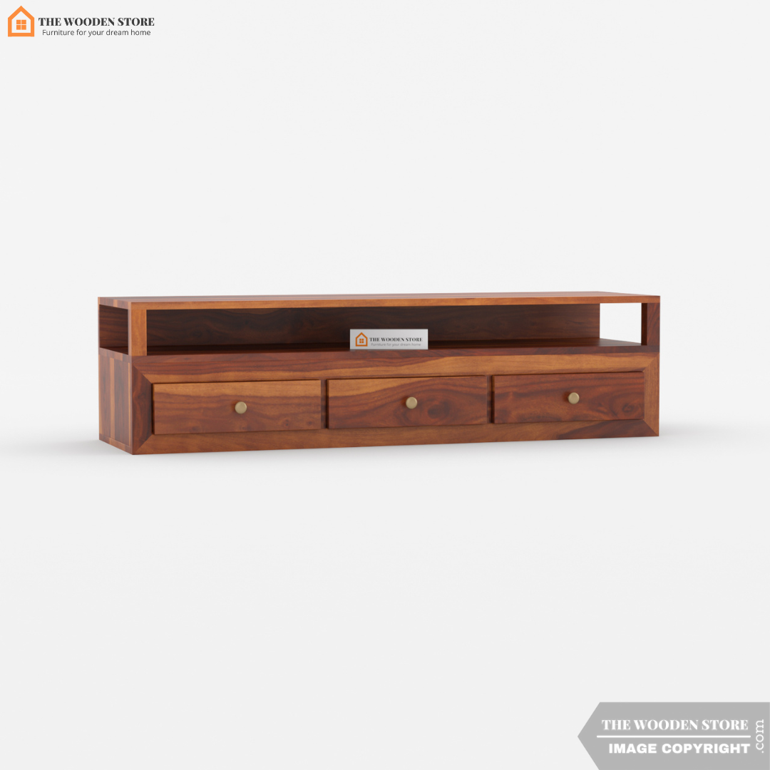 Carnival Tv Unit (Honey Finish)