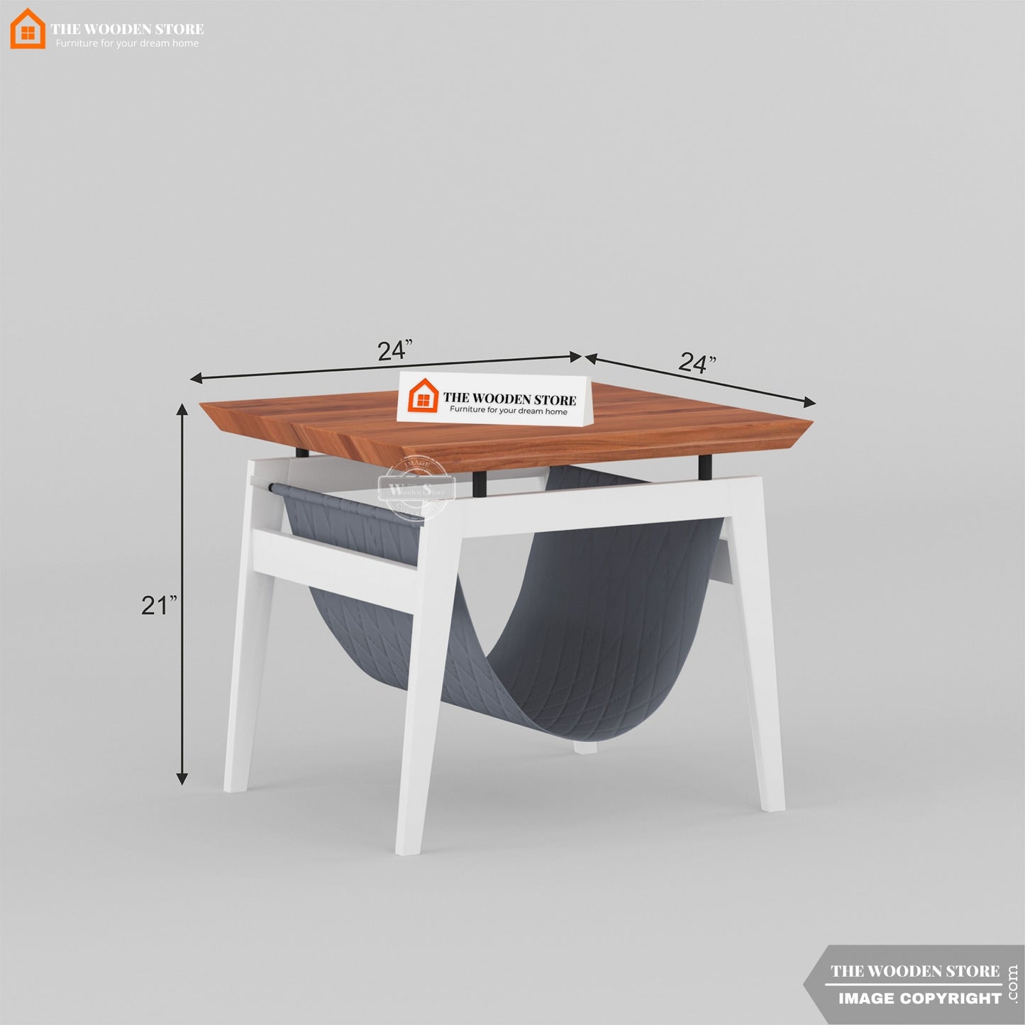 Kikko Cat Table (Acacia Wood, Dual Finish)