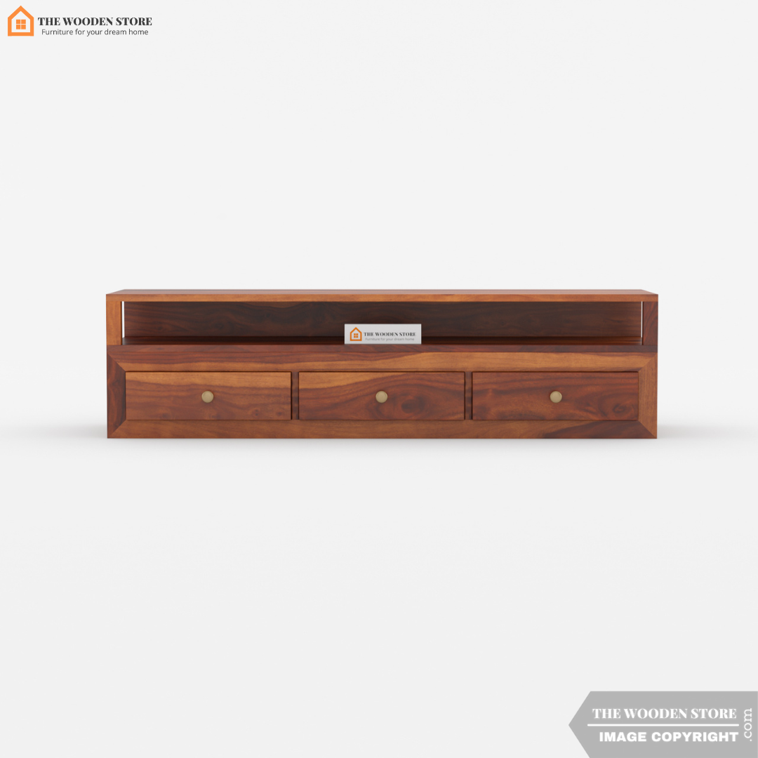 Carnival Tv Unit (Honey Finish)