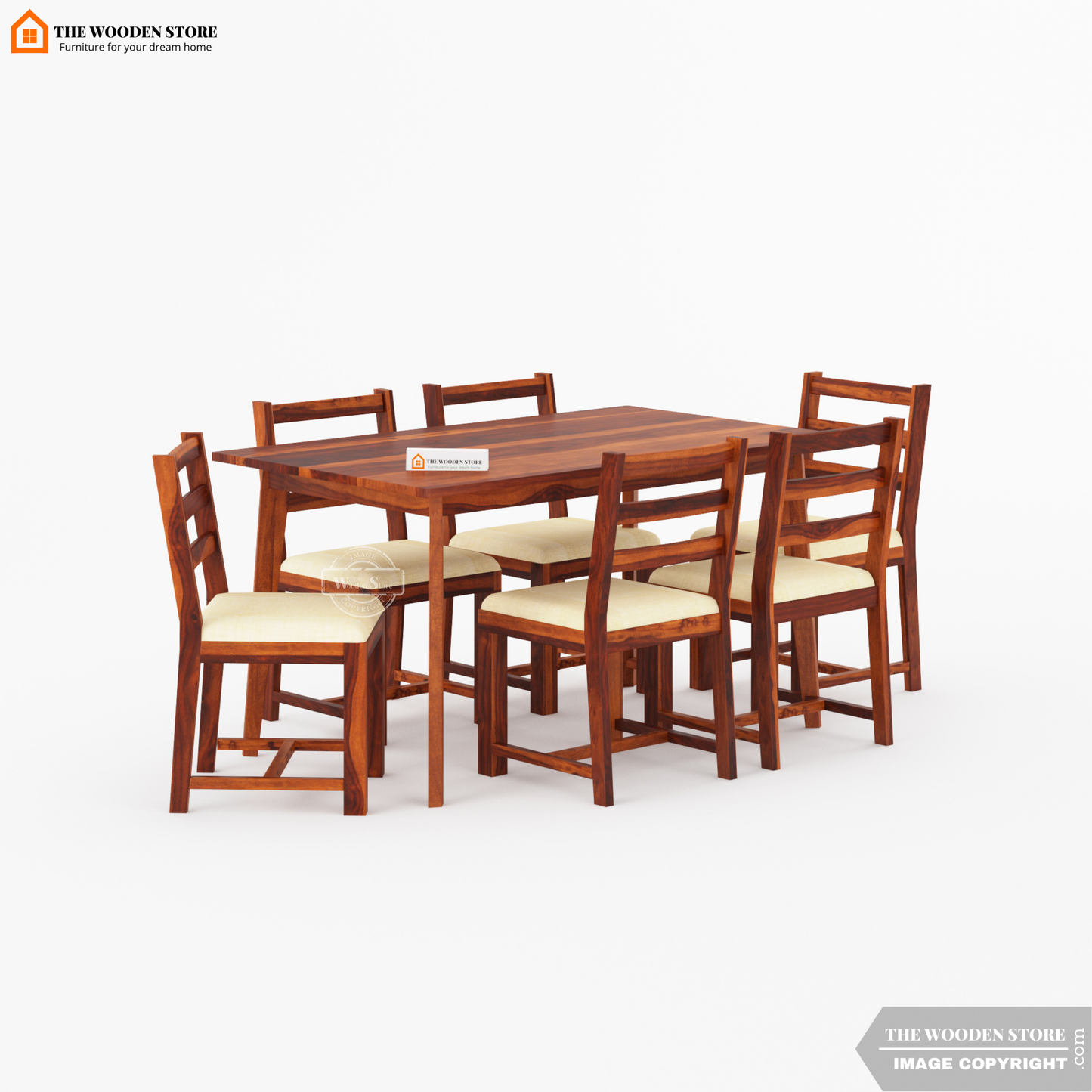 Sharon Dining Chair - Set of 2 (Honey Finish)