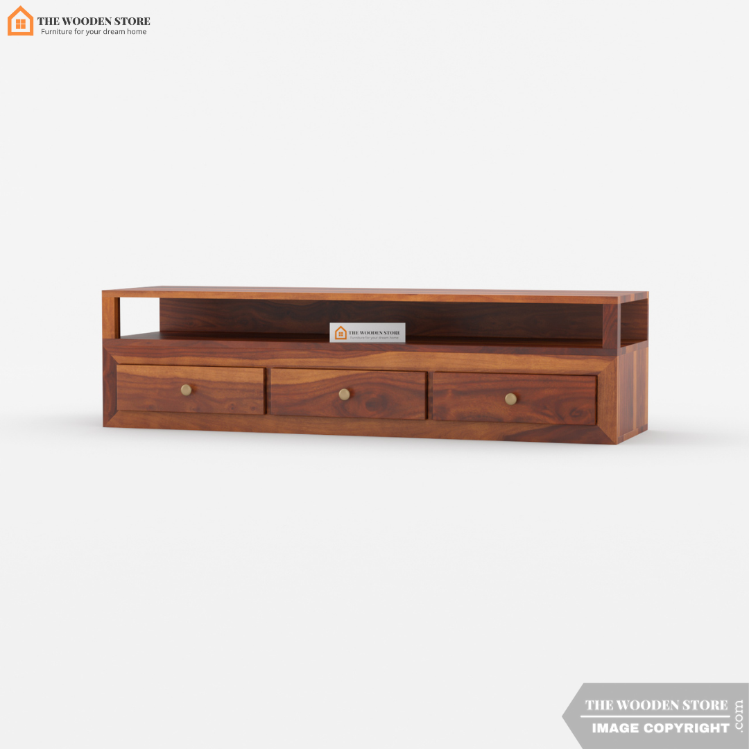 Carnival Tv Unit (Honey Finish)