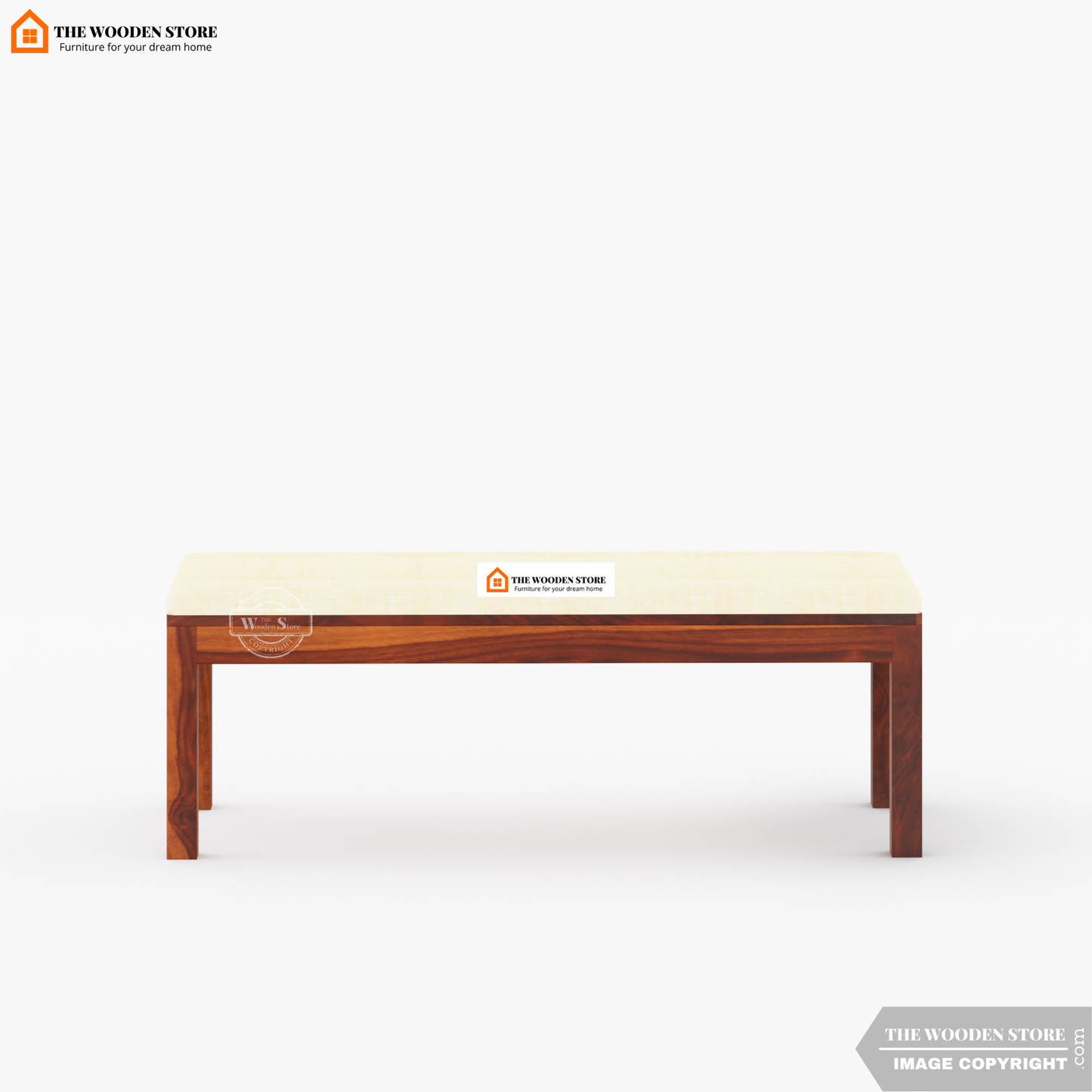 Tobey 6 Seater Dining Set With Bench (Honey Finish)