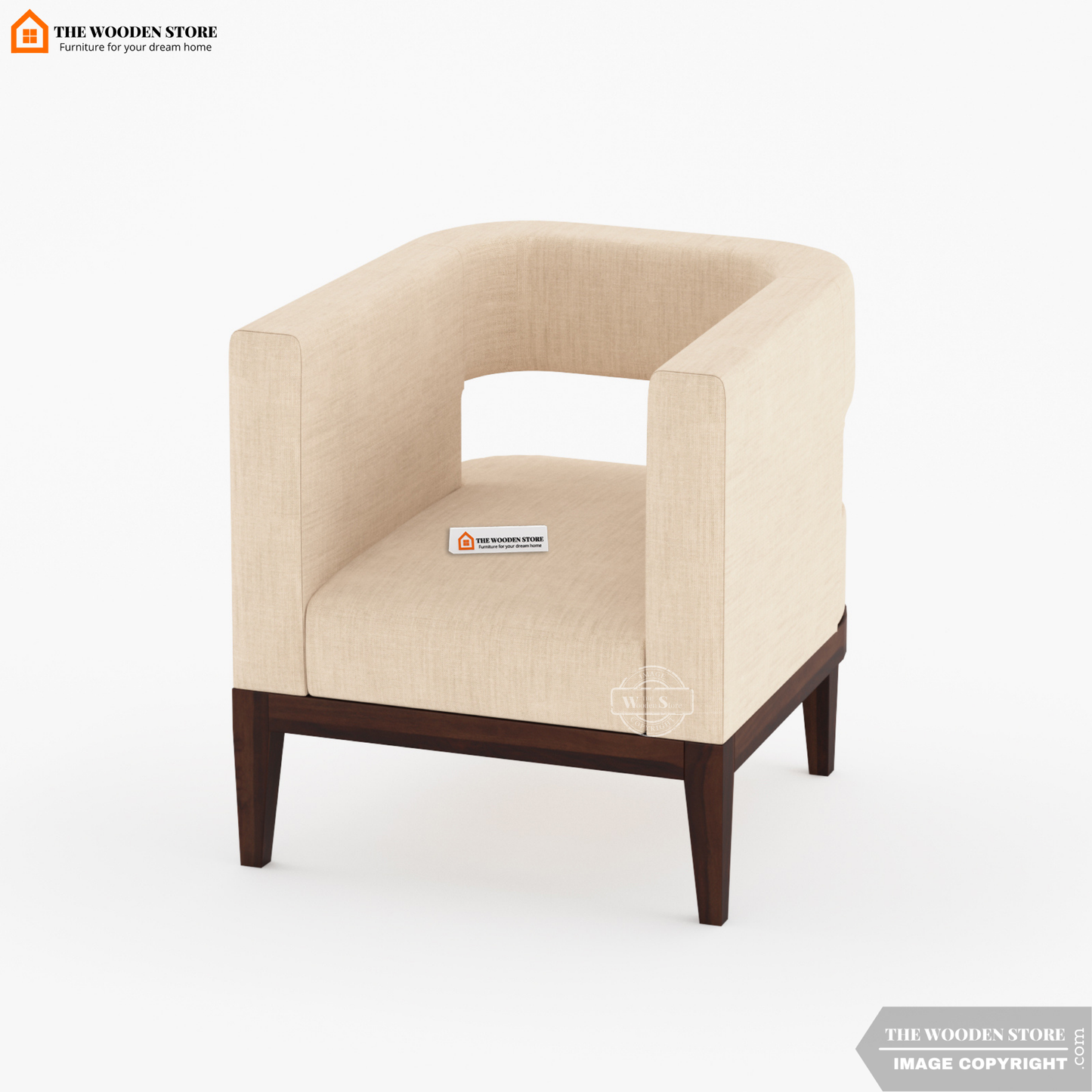 Zentro Lounge Chair (Soft Vanilla)
