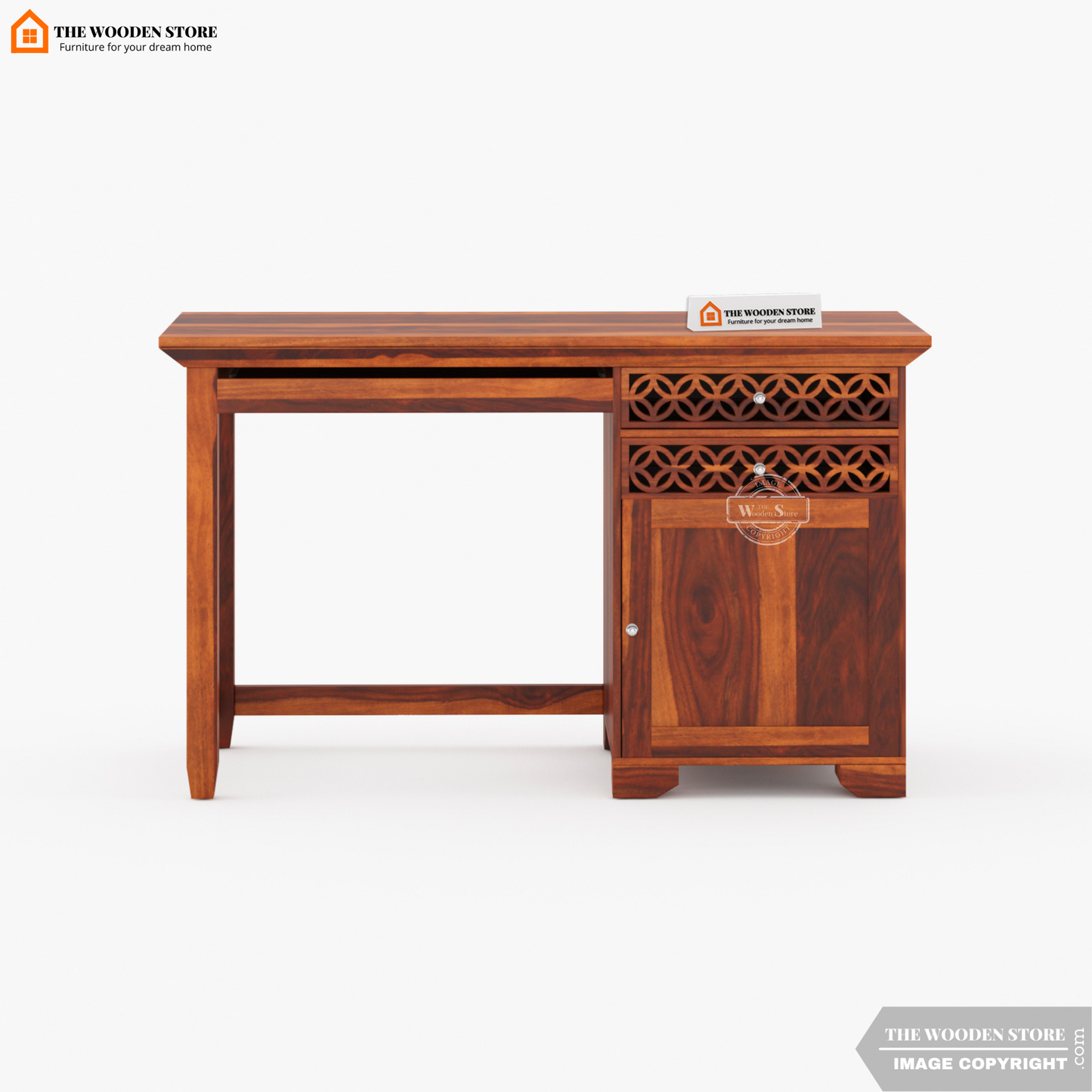 Daffy Study Table (Honey Finish)