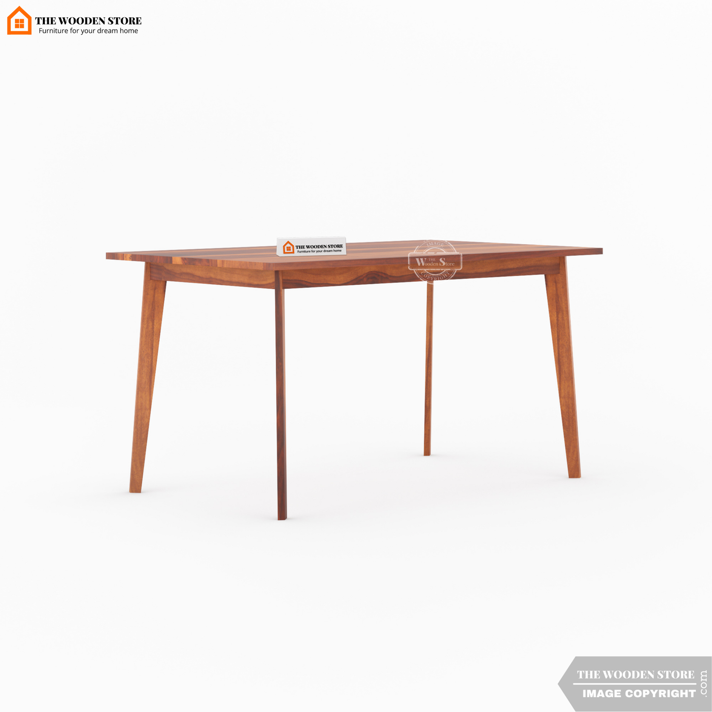 Sharon 6 Seater Dining Set (Honey Finish)