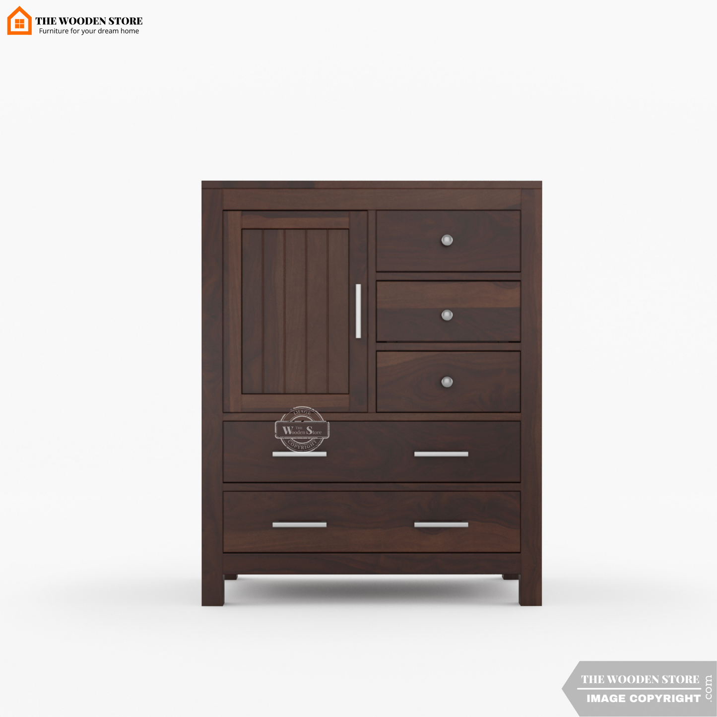 Bristol Chest Of Drawers (Walnut Finish)