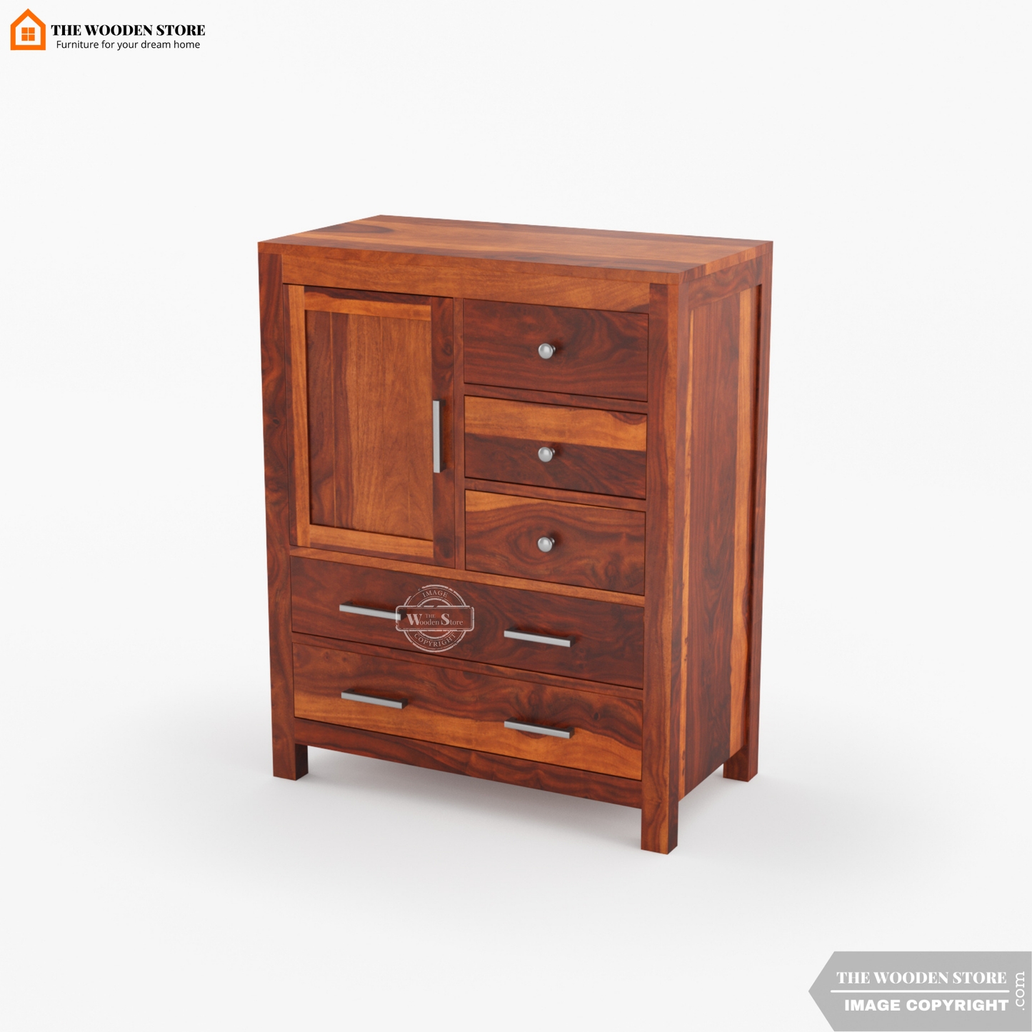 Bristol Chest Of Drawers (Honey Finish)