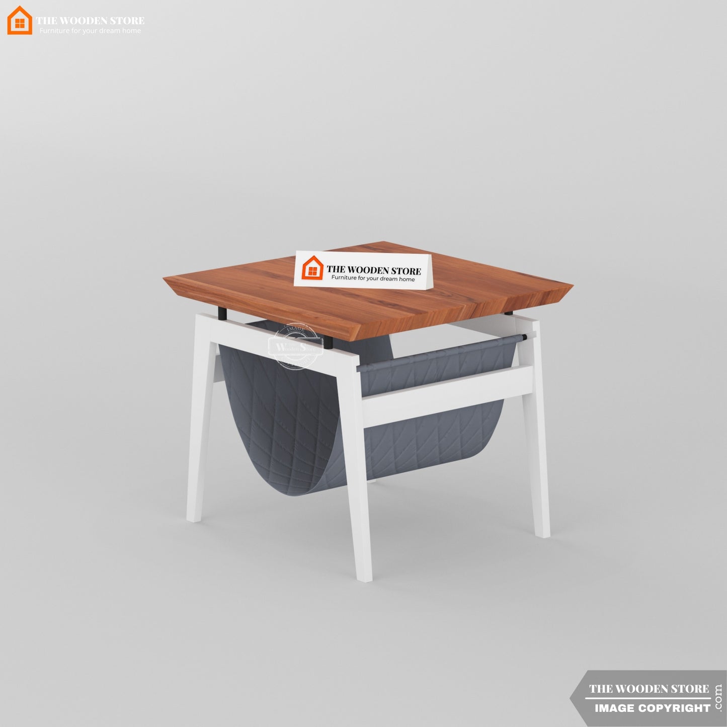 Kikko Cat Table (Acacia Wood, Dual Finish)