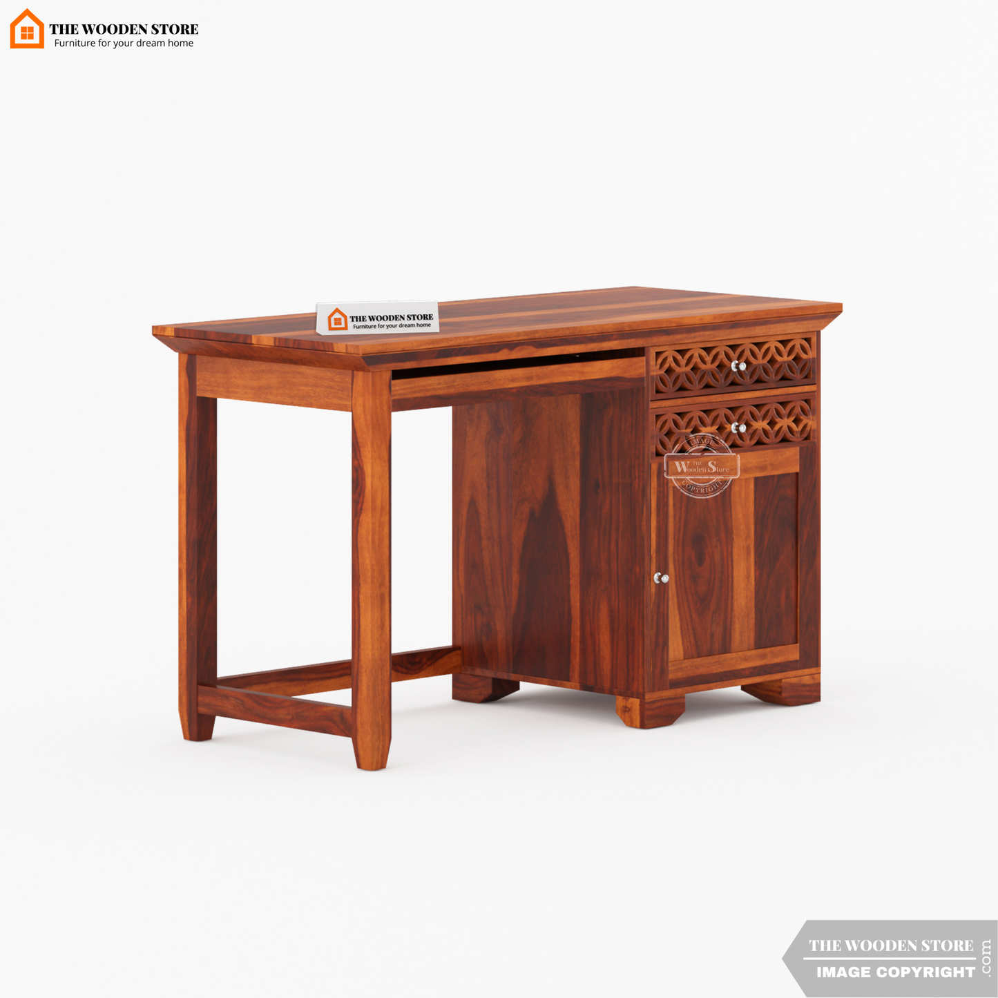 Daffy Study Table (Honey Finish)