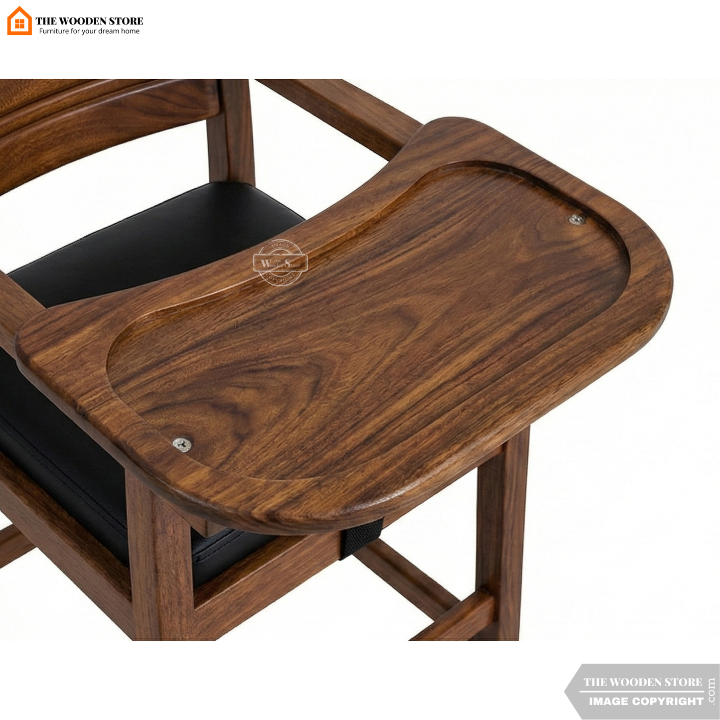 Alice Baby High Chair (Walnut Finish)