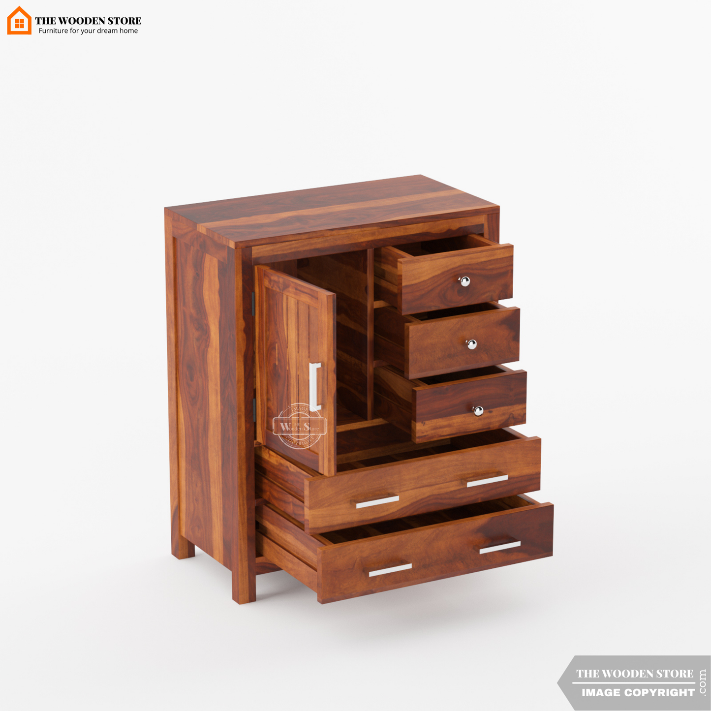 Bristol Chest Of Drawers (Honey Finish)