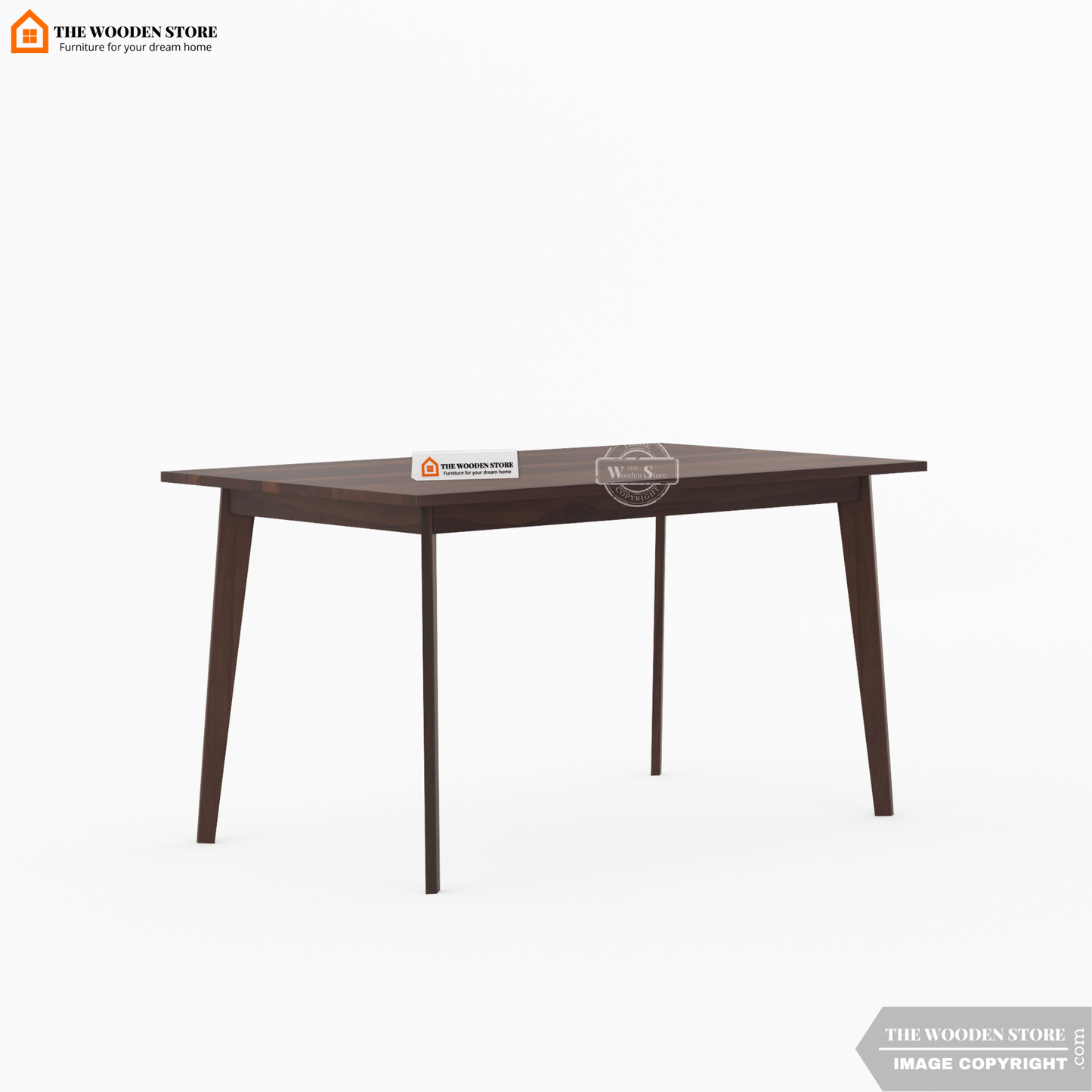 Sharon 6 Seater Dining Set (Walnut Finish)