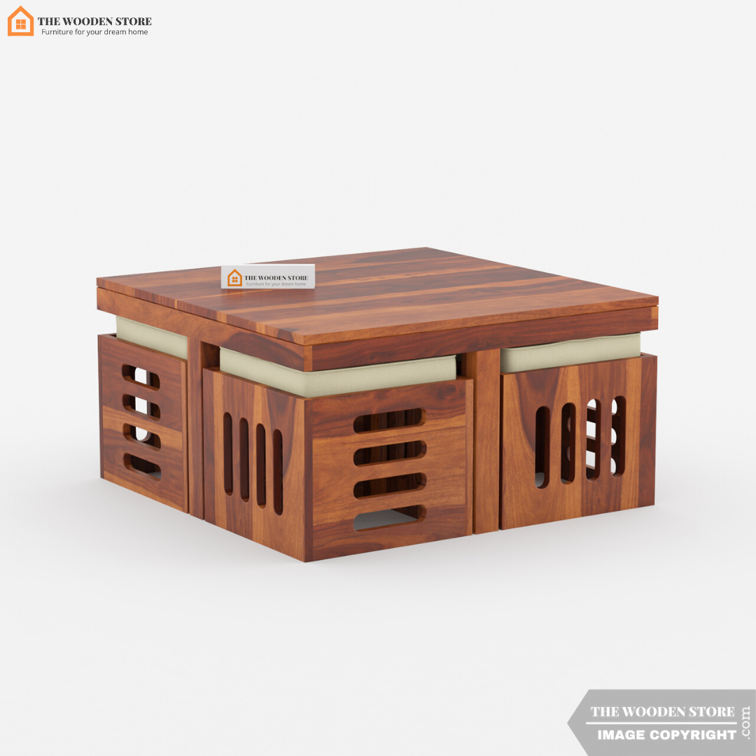 Bob Coffee Table Set (Honey Finish)