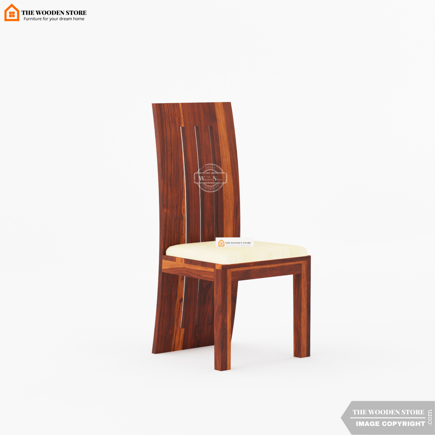 Tom Dining Chair - Set of 2 (Honey Finish)
