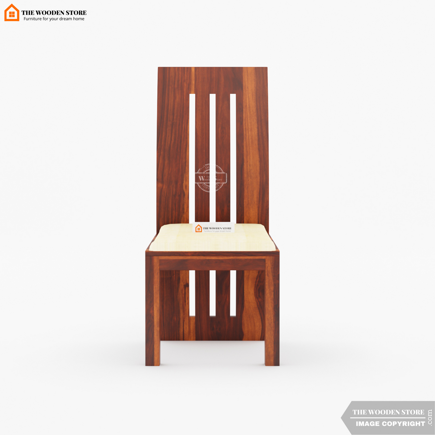 Tom Dining Chair - Set of 2 (Honey Finish)