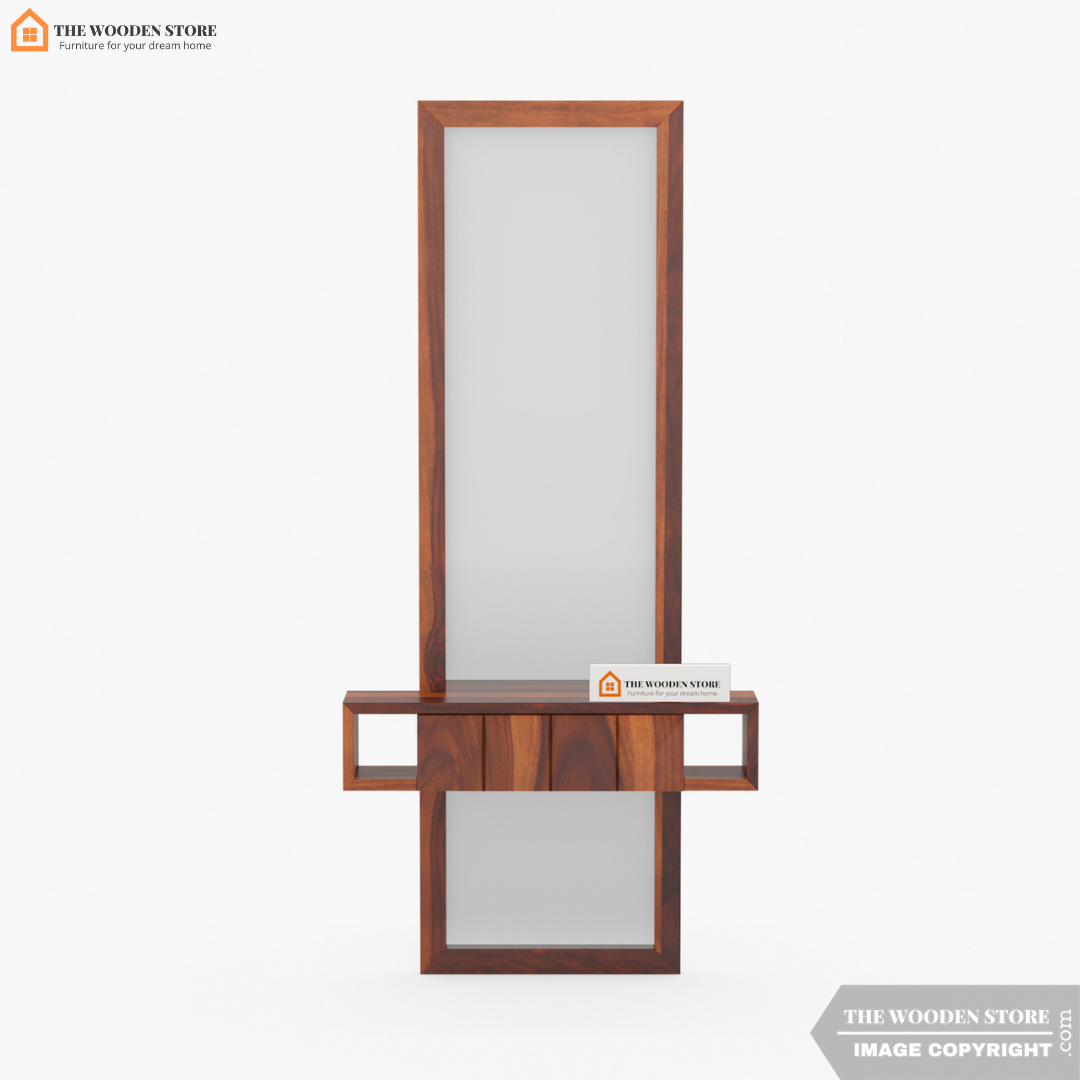 Morris Wall Mounted Dressing Table (Honey Finish)