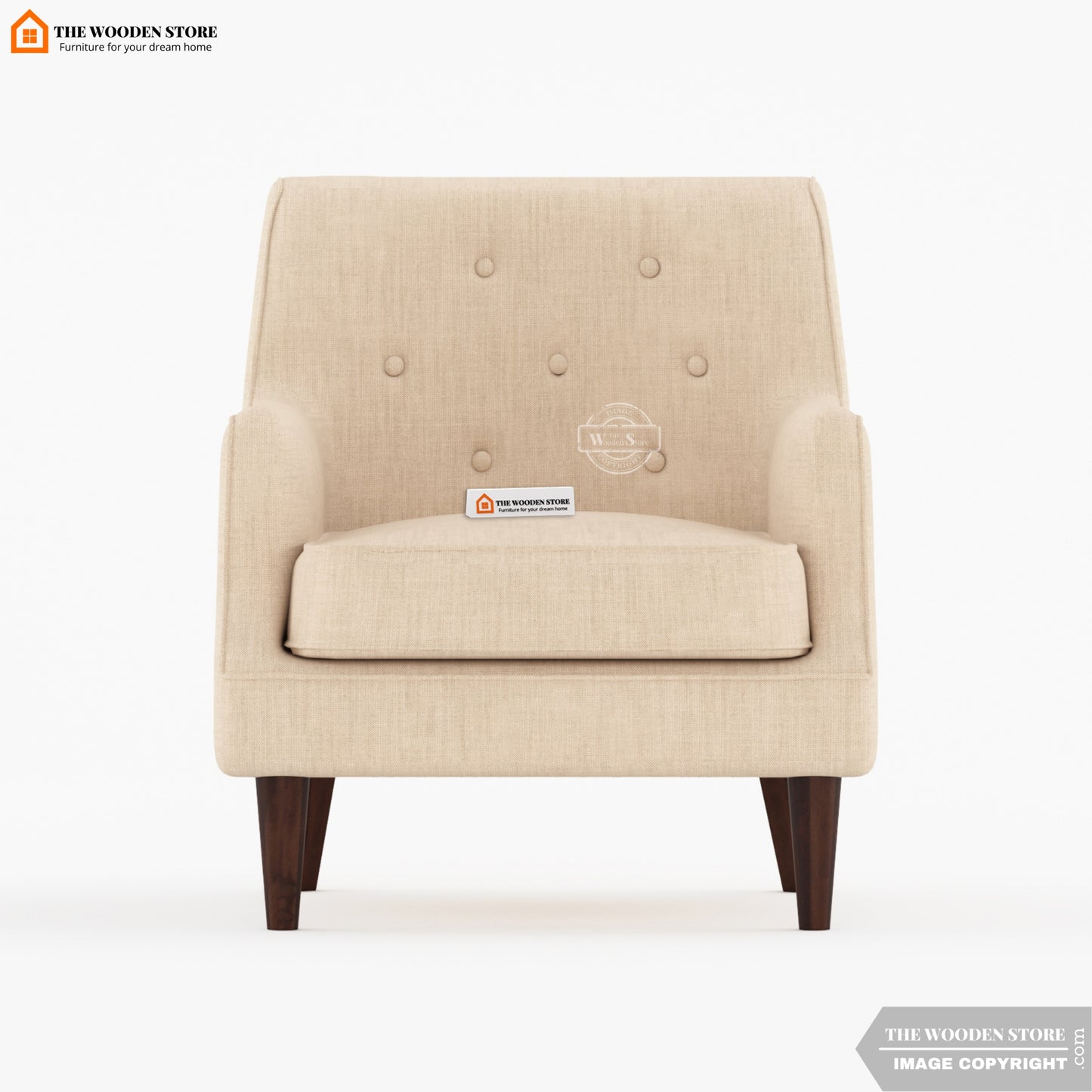 Gaven Lounge Chair (Soft Vanilla)
