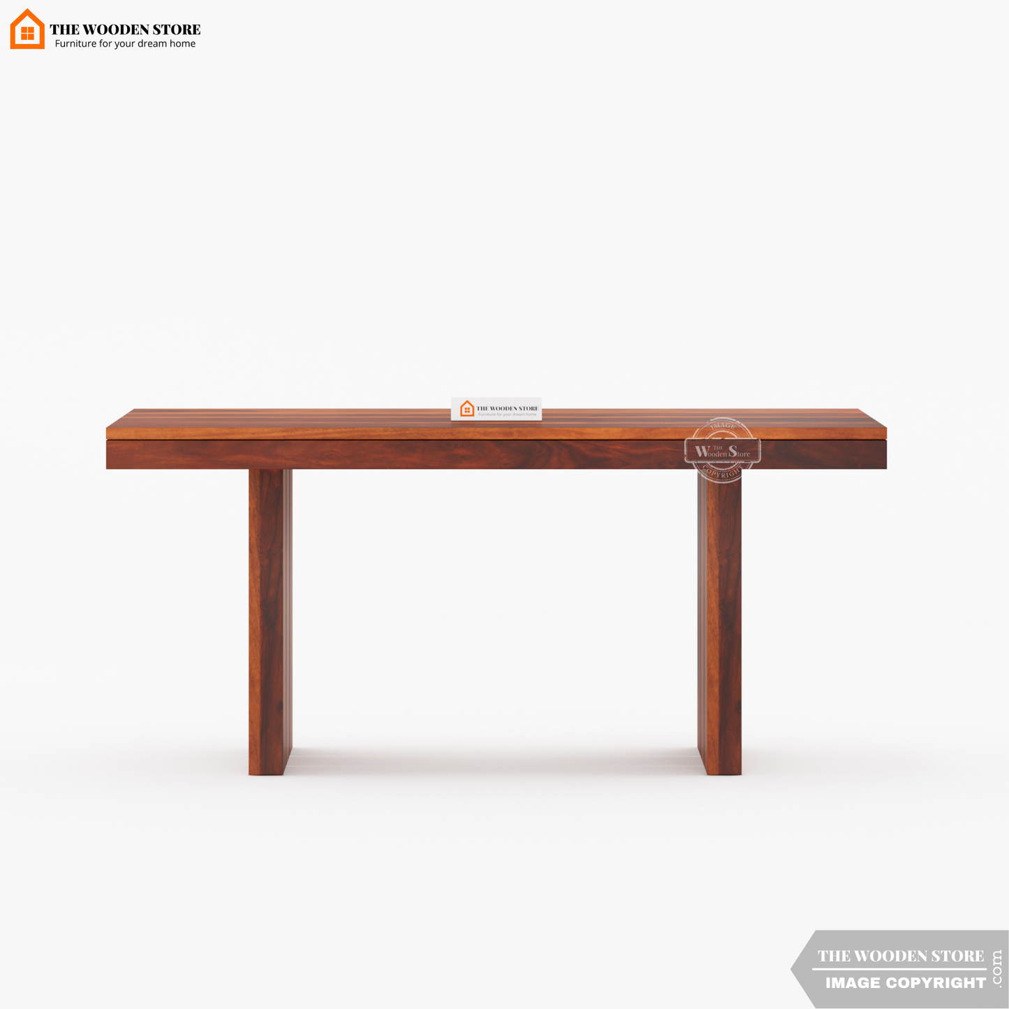 Tom 6 Seater Dining Set With Bench (Honey Finish)
