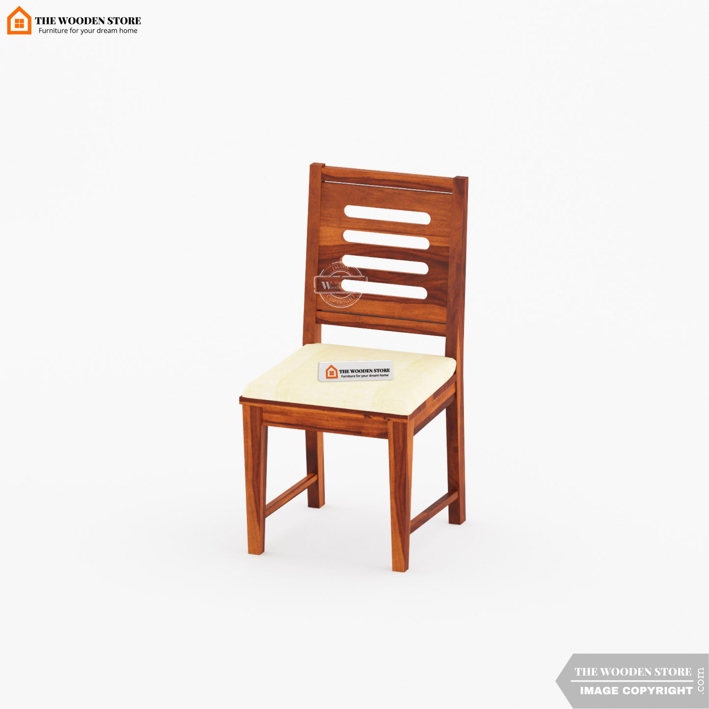 Bob 4 Seater Dining Set (Honey Finish)