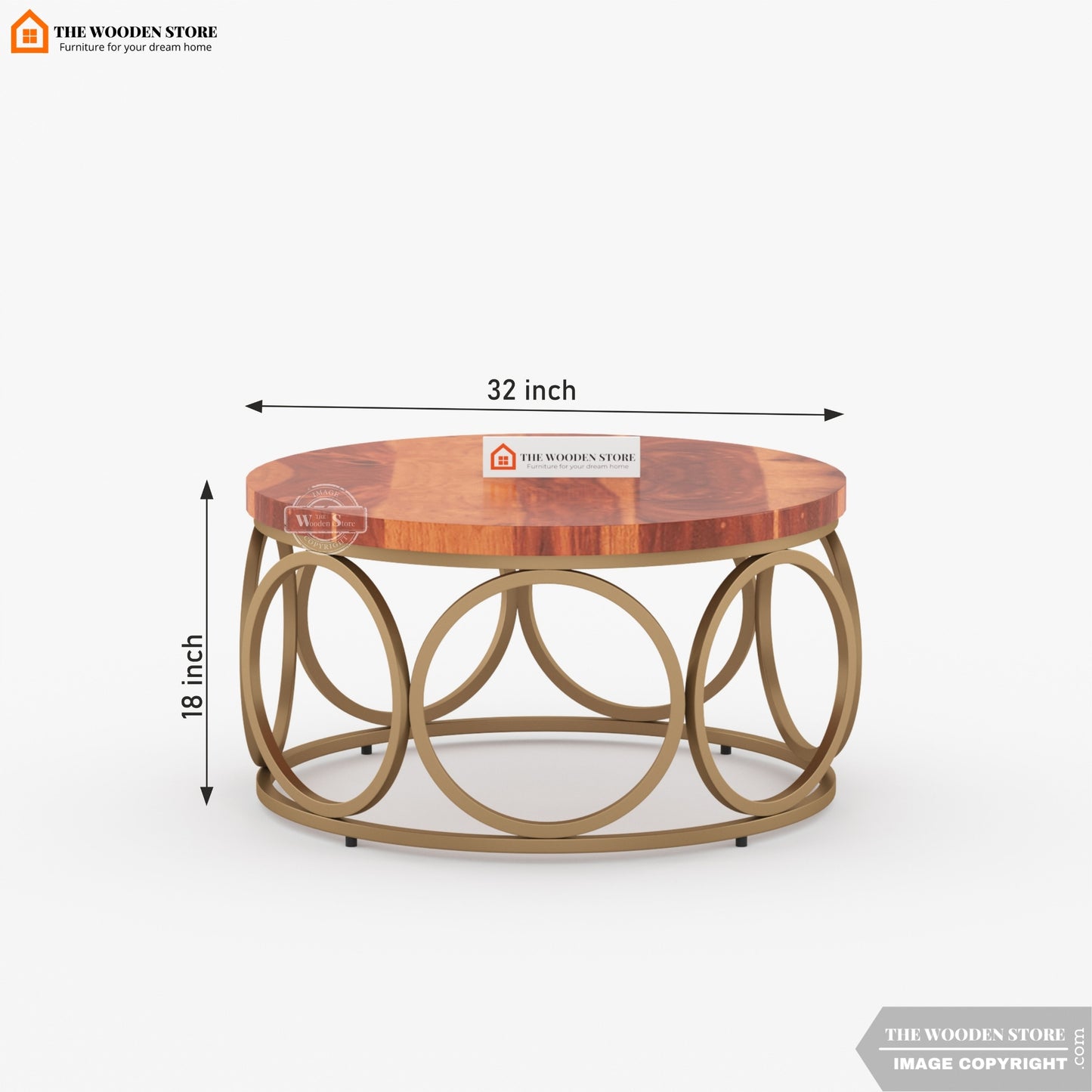 Hobbes Coffee Table (Honey Finish)