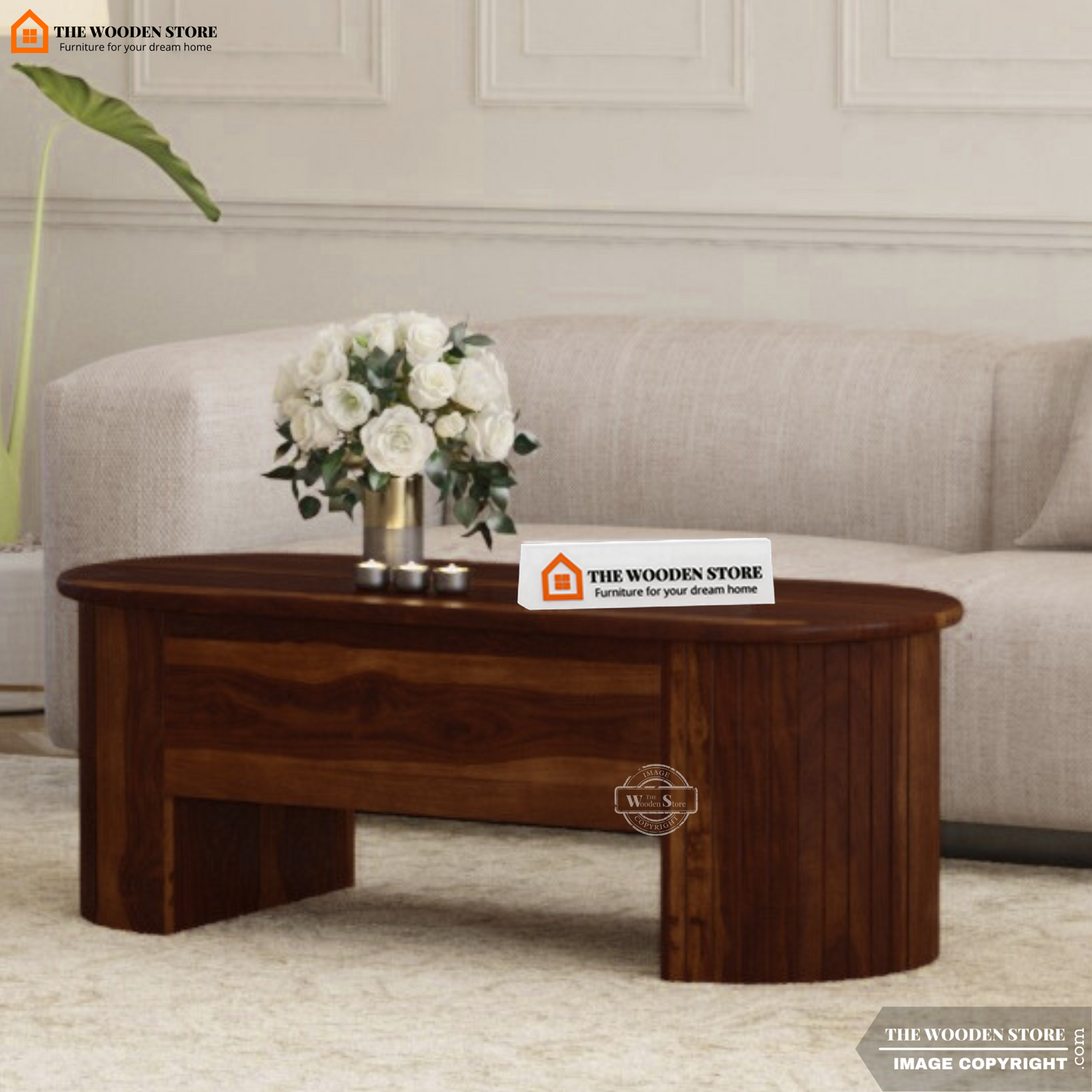 Breidy Lift Top Coffee Table (Walnut Finish)