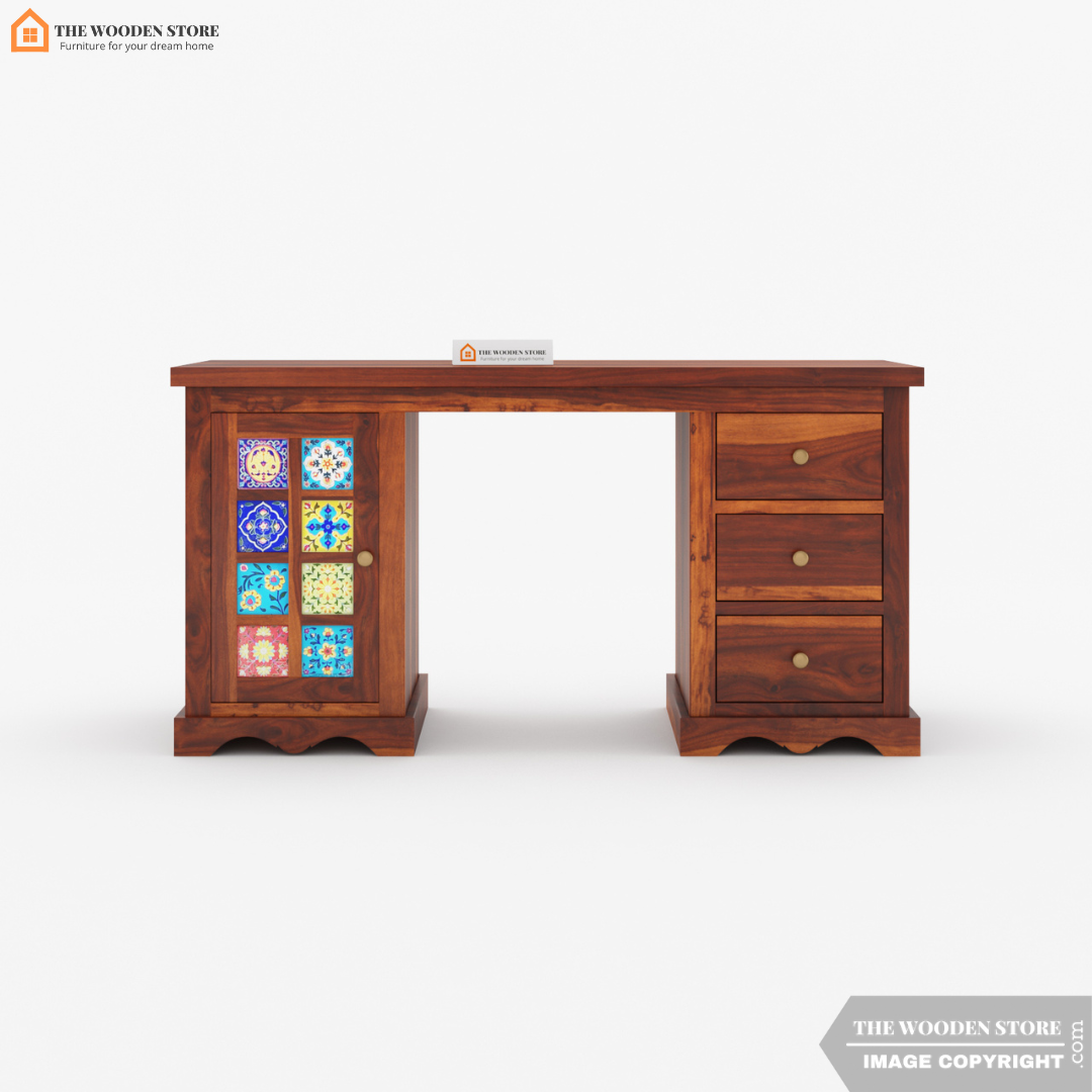 Bunny Study Table (Honey Finish)