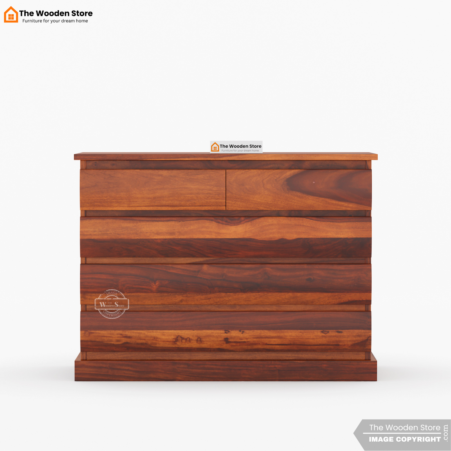 Kelly Chest of Drawer (Honey Finish)