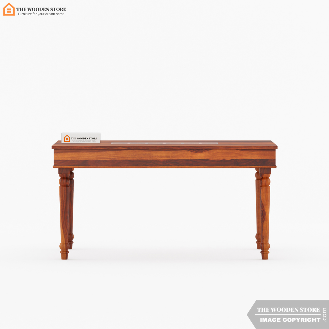Bunny 6 Seater Dining Table Set (Honey Finish)
