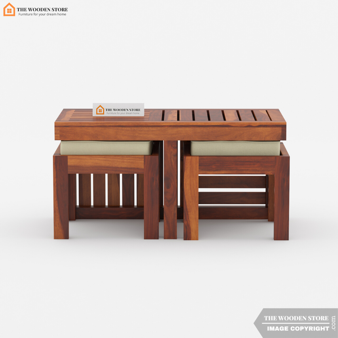 Sparrow Coffee Table Set (Honey Finish)