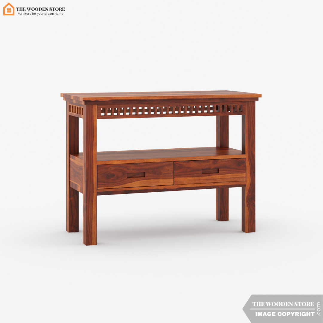 Donald Console Table (Honey Finish)