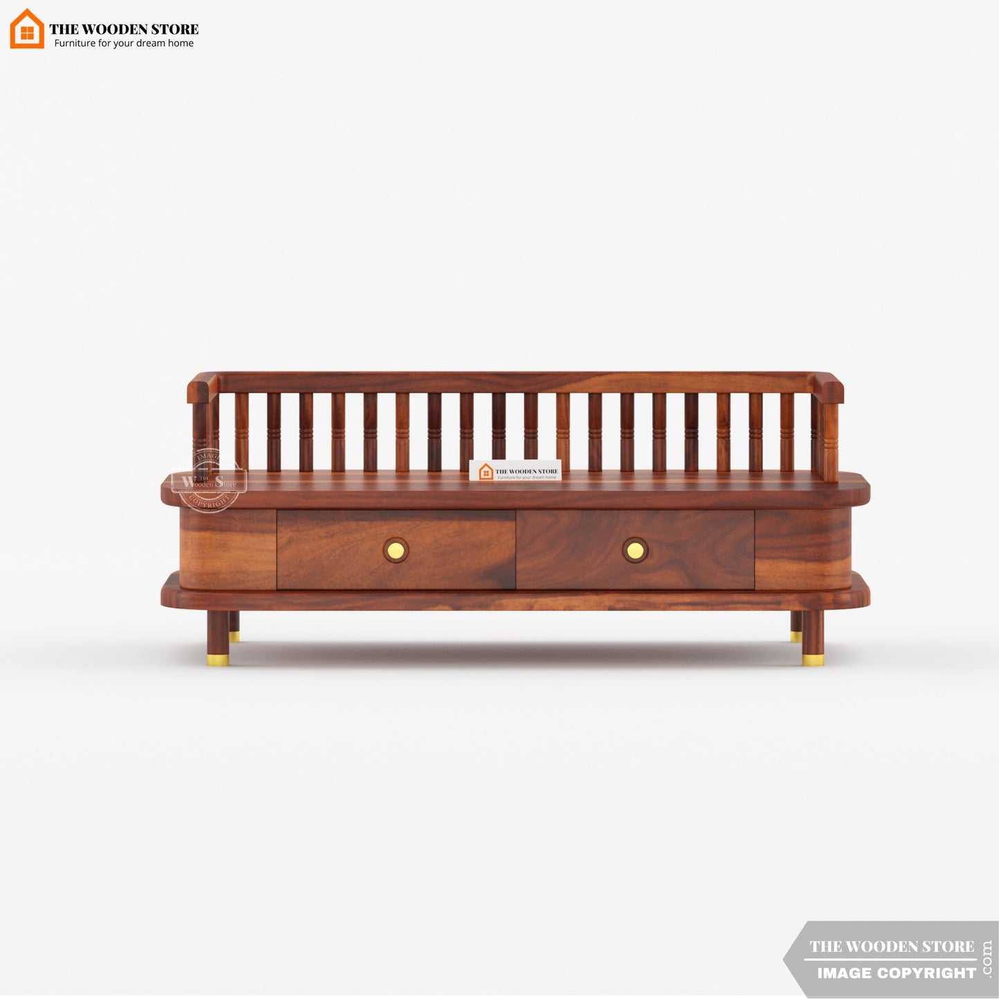 Divyam Home Temple (Honey Finish)