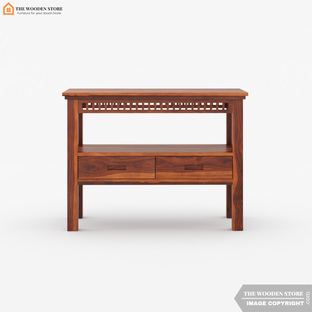 Donald Console Table (Honey Finish)