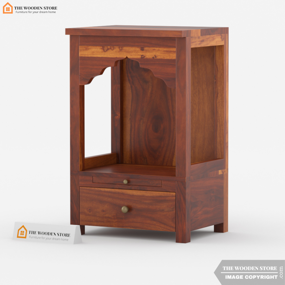 Siddhi Home Temple (Honey Finish)