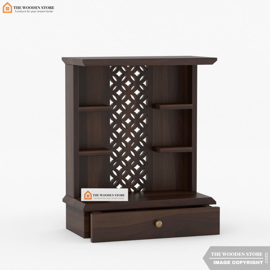 Rudra Home Temple (Walnut Finish)