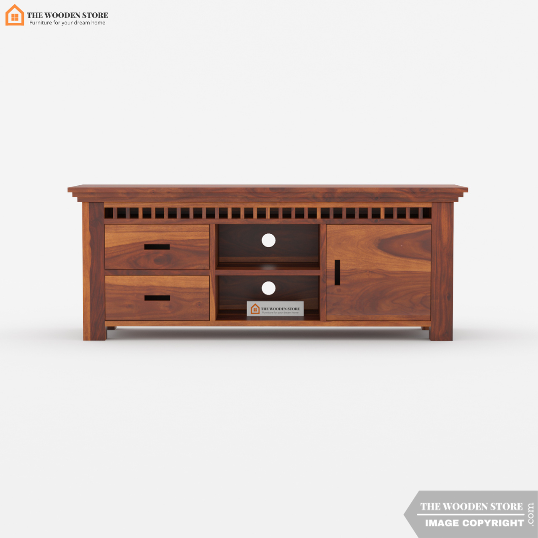 Donald Tv Unit (Honey Finish)