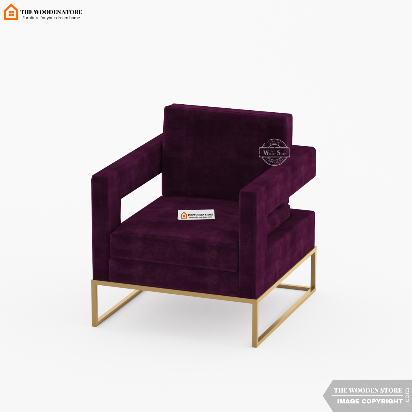 Verve Arm Chair (Wine Berry)