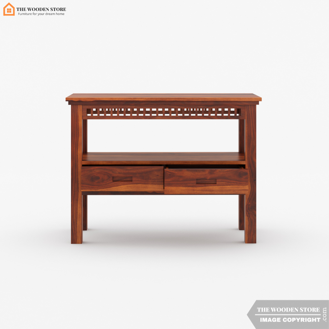 Donald Console Table (Honey Finish)