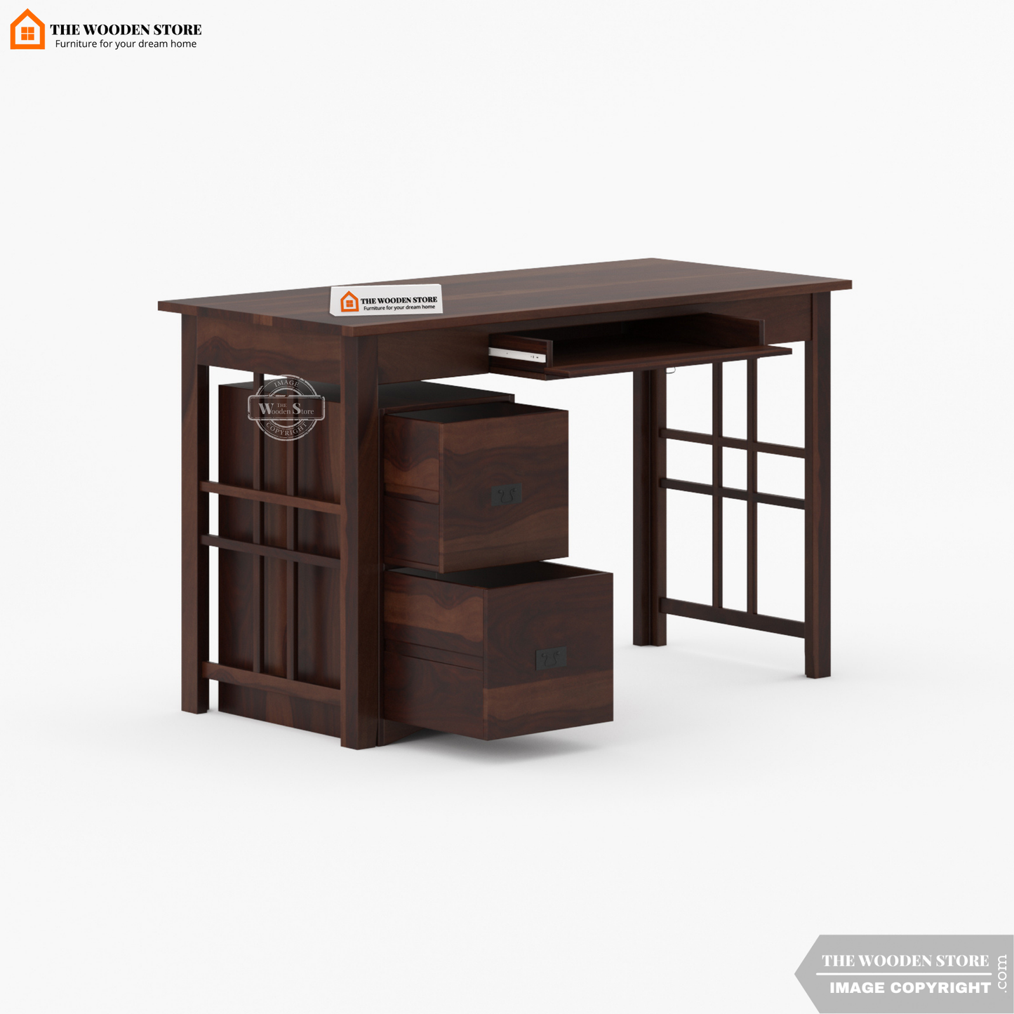 Aspire Study Table (Walnut Finish)