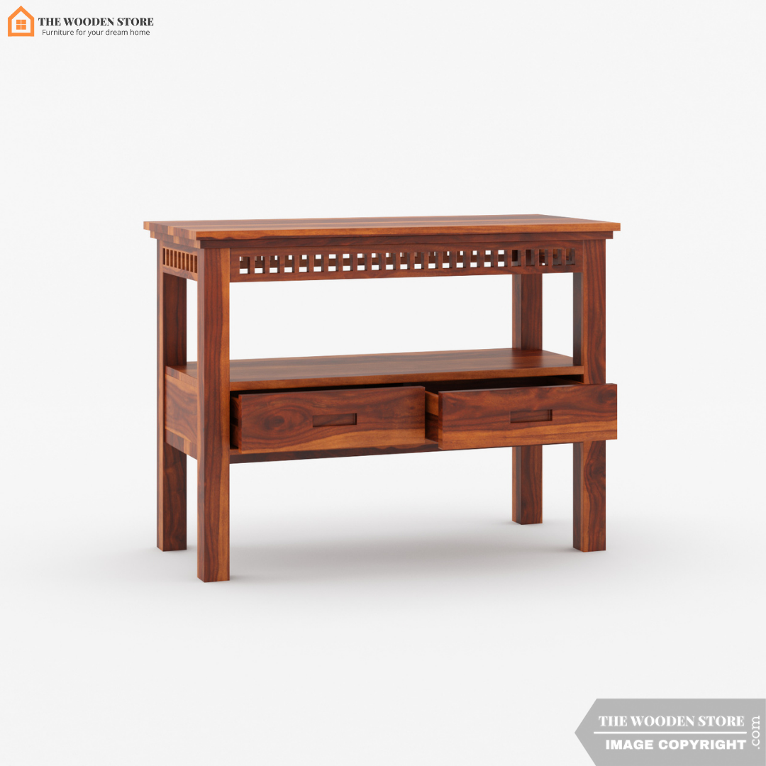 Donald Console Table (Honey Finish)
