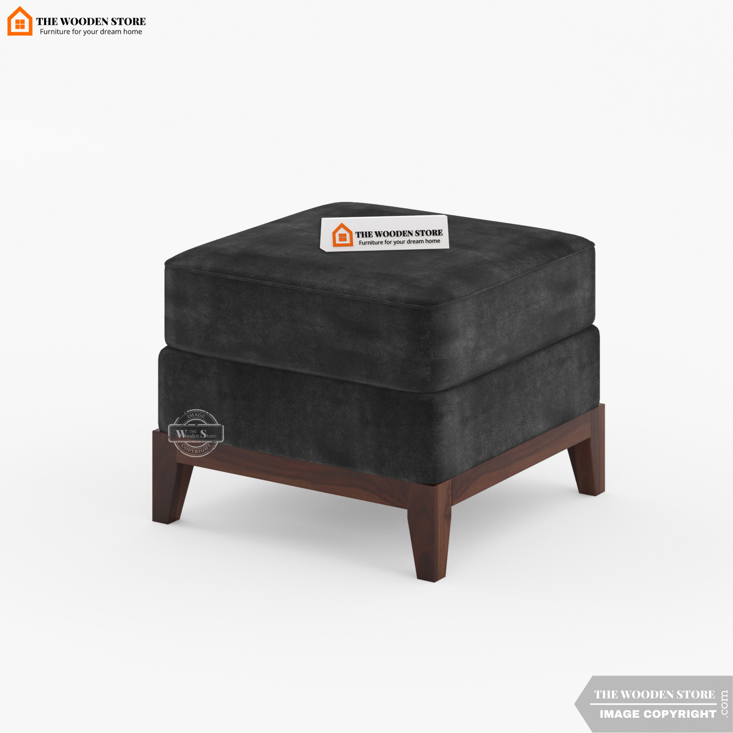 Joe Ottoman (Natural Grey)