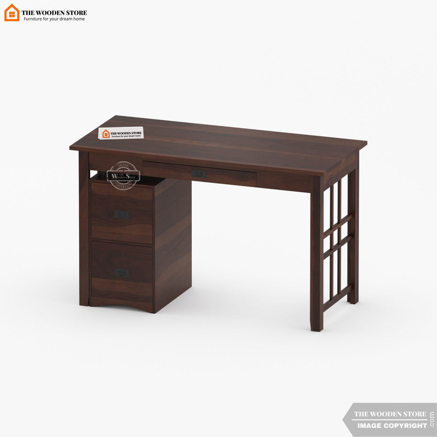 Aspire Study Table (Walnut Finish)
