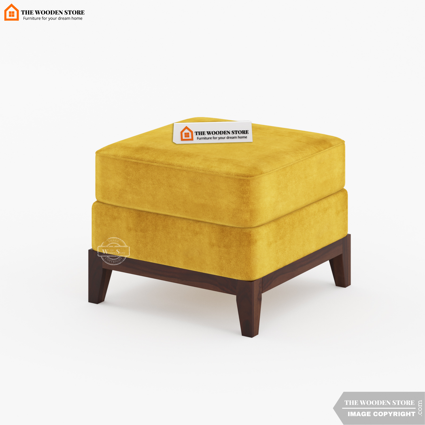 Joe Ottoman (Orange Gold)