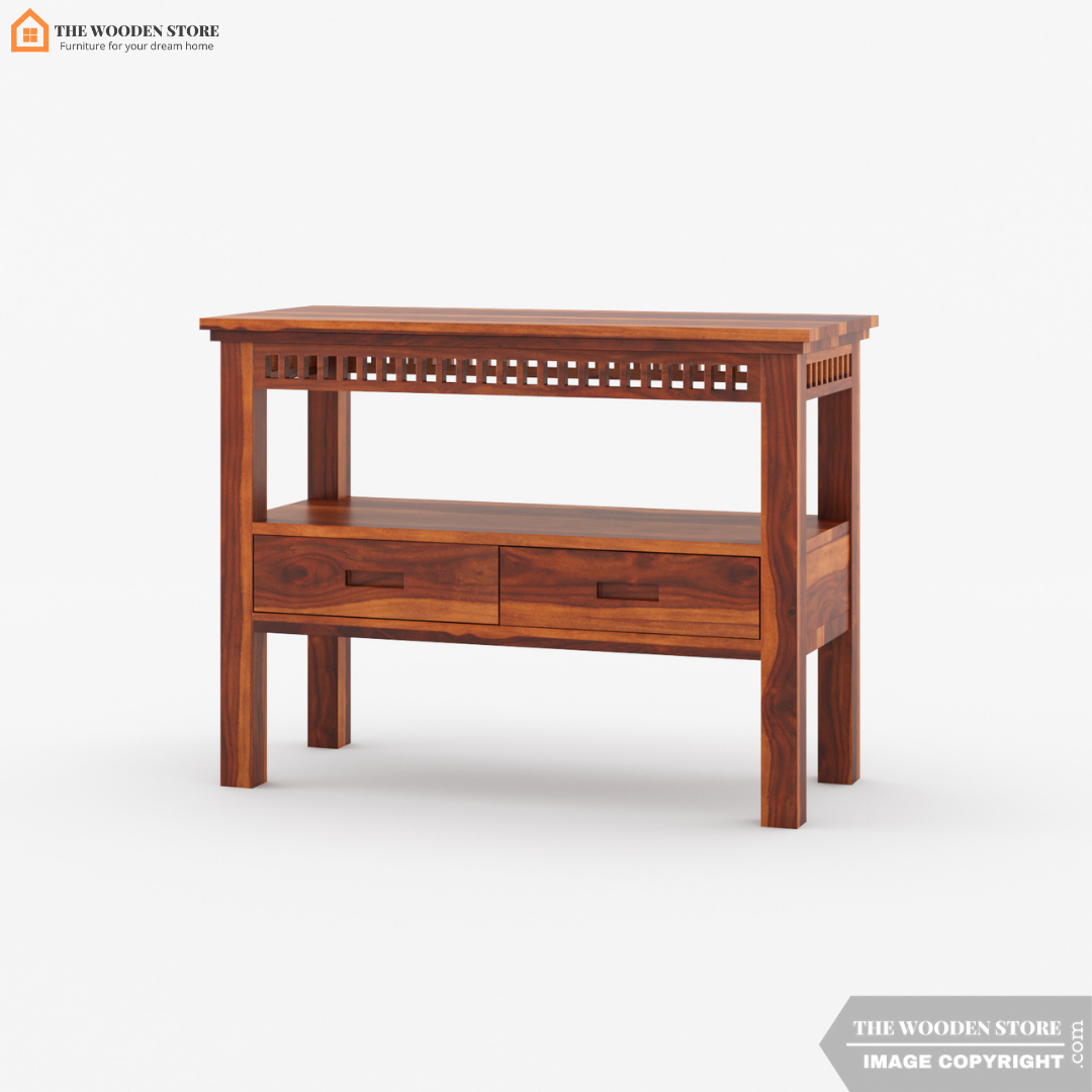 Donald Console Table (Honey Finish)
