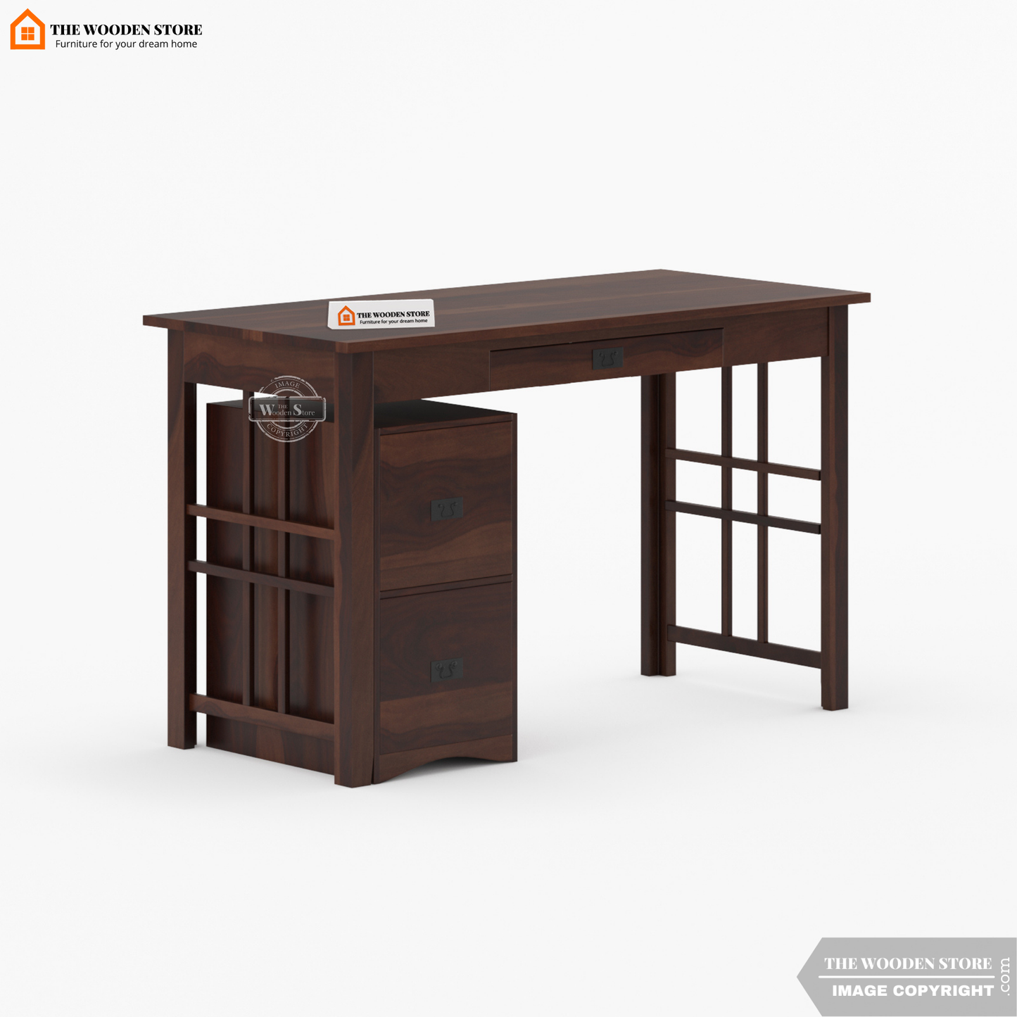 Aspire Study Table (Walnut Finish)